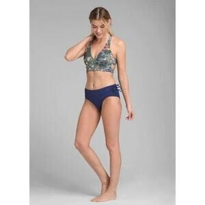 2/$30 Prana Iona Full Coverage Bikini Bottoms Anchor Navy Blue Size XL